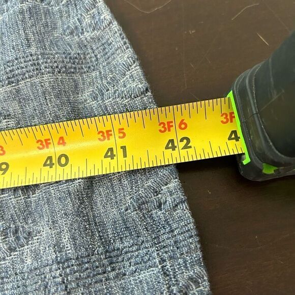 Saturday Sunday Anthropologie Blue Cowl Neck Knit Midi 3/4 Sleeve Dress Size S - Picture 11 of 12